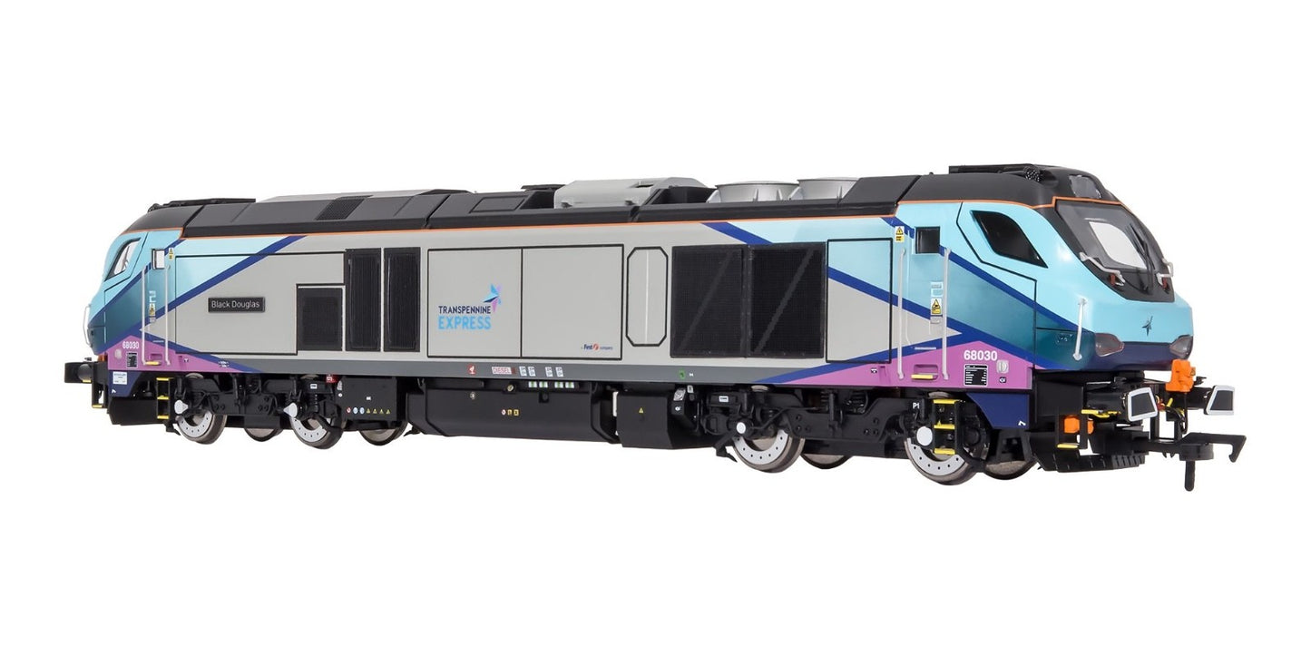 DAPOL 00 GAUGE 4D-022-025S CLASS 68030 TRANSPENNINE EXPRESS BLACK DOUGLAS SOUND