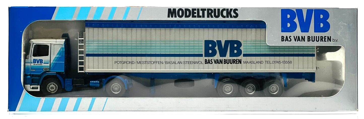 EARLY TEKNO 1/50 - DAF 95 'BVB' BAS VAN BUUREN TRUCK & TRAILER HOLLAND - BOXED