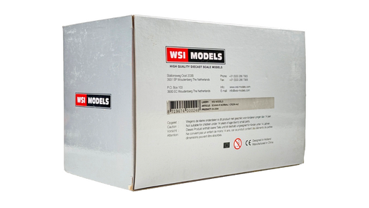 WSI 1/50 SCALE - 03-2004 - SCANIA R CR20N 4X2 PLAIN WHITE TRACTOR CAB BOXED