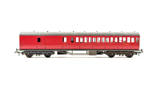 LARRY GODDARD 00 GAUGE BRASS KIT BUILT GWR DIA.117 CRIMSON SUBURBAN COACH W5500W