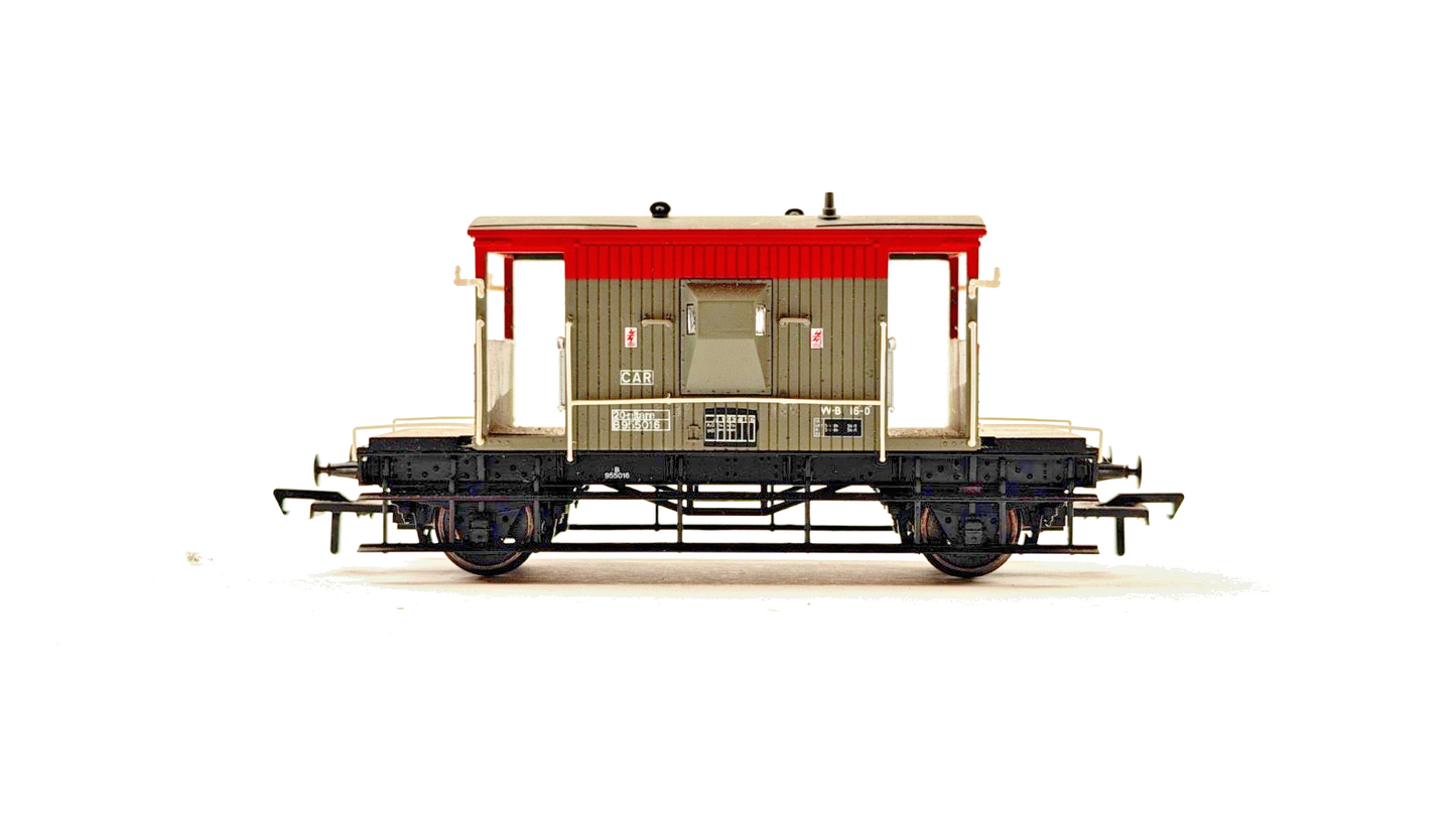 BACHMANN 00 GAUGE - 37-535C - 20T BRAKE VAN BR RAILFREIGHT RED GREY - UNBOXED