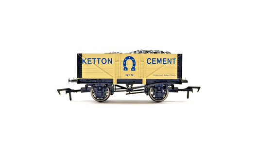 DAPOL 00 GAUGE - 5 PLANK OPEN WAGON KETTON CEMENT NO.9 - UNBOXED