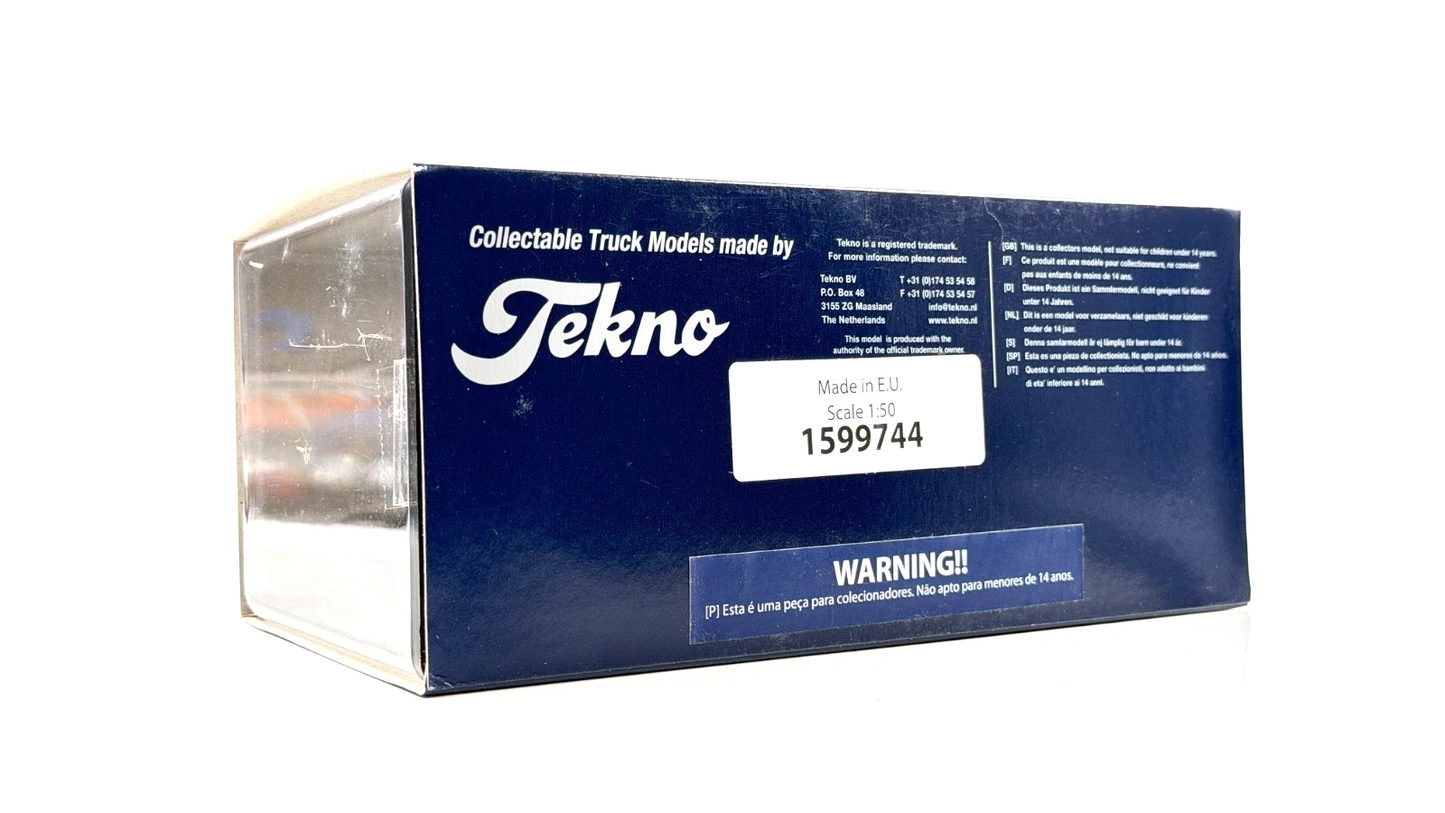 TEKNO 1/50 SCALE - 1599744 - SCANIA R440 STREAMLINE BLUE 6X2 TRACTOR UNIT BOXED