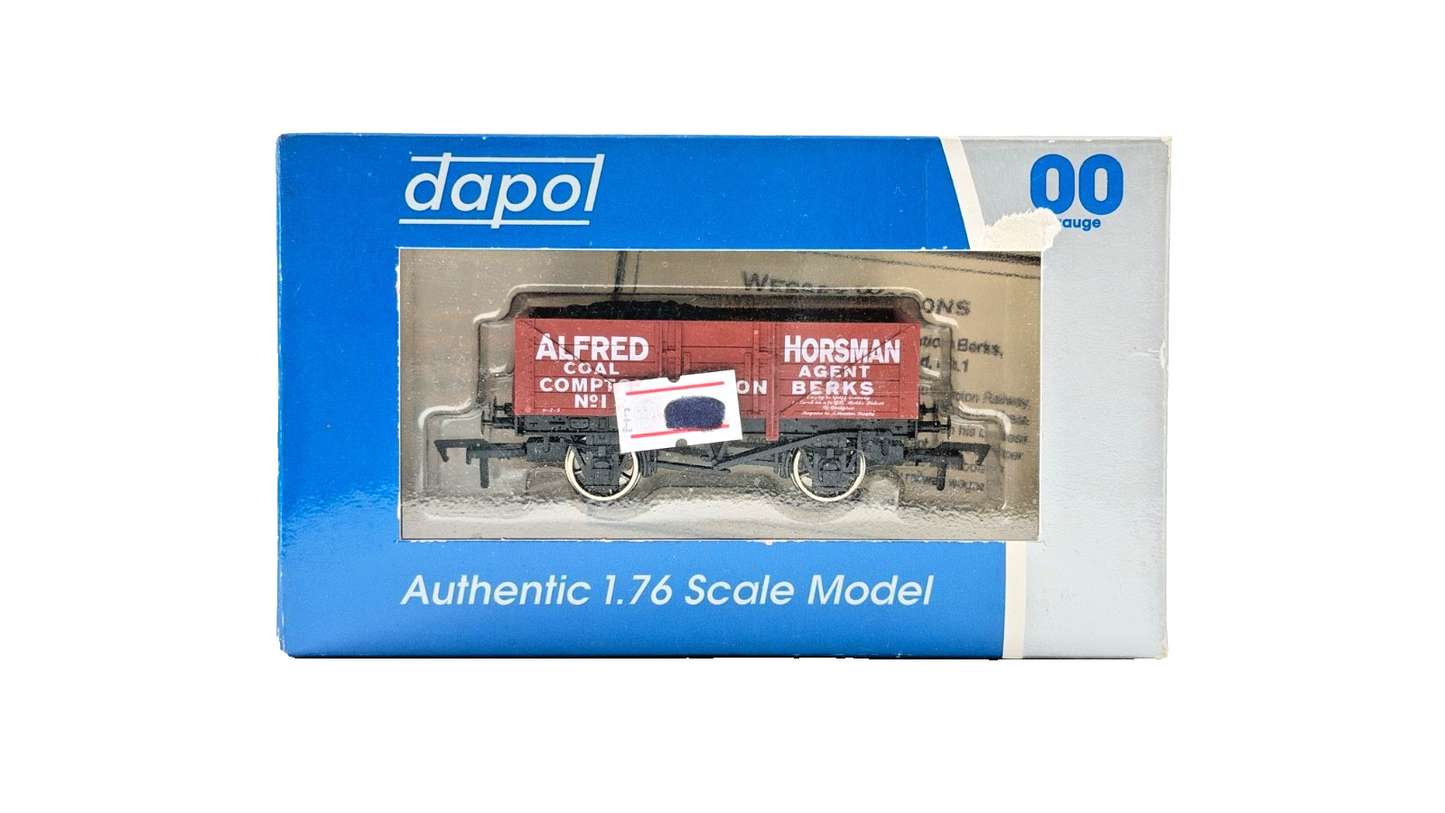 DAPOL 00 GAUGE - ALFRED HORSMAN COAL AGENT BERKS WAGON NO.1 (LIMITED EDITION)