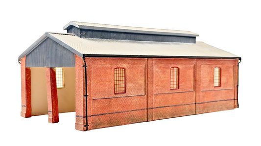 HORNBY 00 GAUGE SKALEDALE - R9780 - LARGE LOCOMOTIVE SHED - UNBOXED