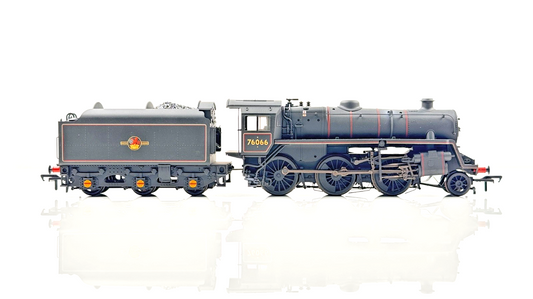 BACHMANN 00 GAUGE - 32-956 - BR STANDARD 4MT 76066 BR LINED BLACK LATE WEATHERED