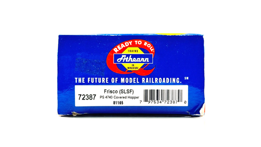 ATHEARN HO SCALE - 72387 - FRISCO (SLSF) PS 4740 COVERED HOPPER 81165 - BOXED