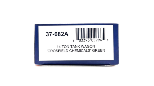 BACHMANN 00 GAUGE - 37-682A - 14 TON TANK WAGON 'CROSFIELD CHEMICALS' GREEN NEW