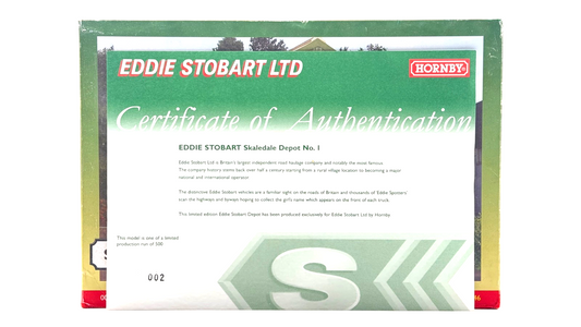 HORNBY 00 GAUGE SKALEDALE - R8546 - EDDIE STOBART LTD WAREHOUSE - LTD ED 002/500