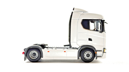 WSI 1/50 SCALE - 03-2003 - SCANIA S HIGHLINE 4X2 PLAIN WHITE TRACTOR CAB BOXED