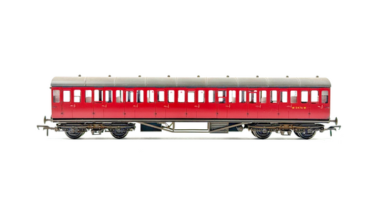 LARRY GODDARD 00 GAUGE BRASS KIT BUILT GWR DIA.121 CRIMSON SUBURBAN COACH W5476W