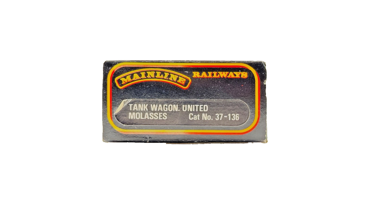 MAINLINE 00 GAUGE - 37-136 - TANK WAGON UNITED MOLASSES NO.128 BOXED