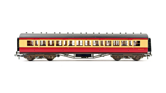 LARRY GODDARD 00 GAUGE BRASS KIT BUILT 57' EX LMS PERIOD CRIMSON/CR COACH M1422M