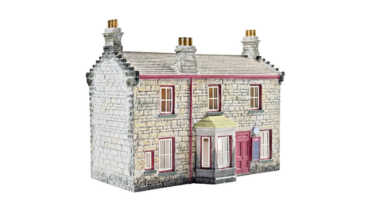 BACHMANN SCENECRAFT 00 GAUGE - 44-0155 - NORTH EASTERN RAILWAY STATION UNBOXED