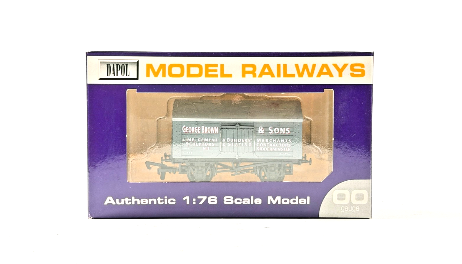 DAPOL 00 GAUGE - GEORGE BROWN LIME CEMENT CONTRACTORS KIDDERMINSTER - IMPERFECT