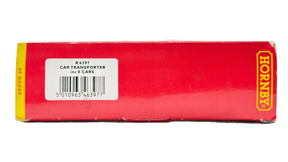 HORNBY 00 GAUGE - R6397 - MOTORAIL CAR TRANSPORTER INC 8 CARS BOXED