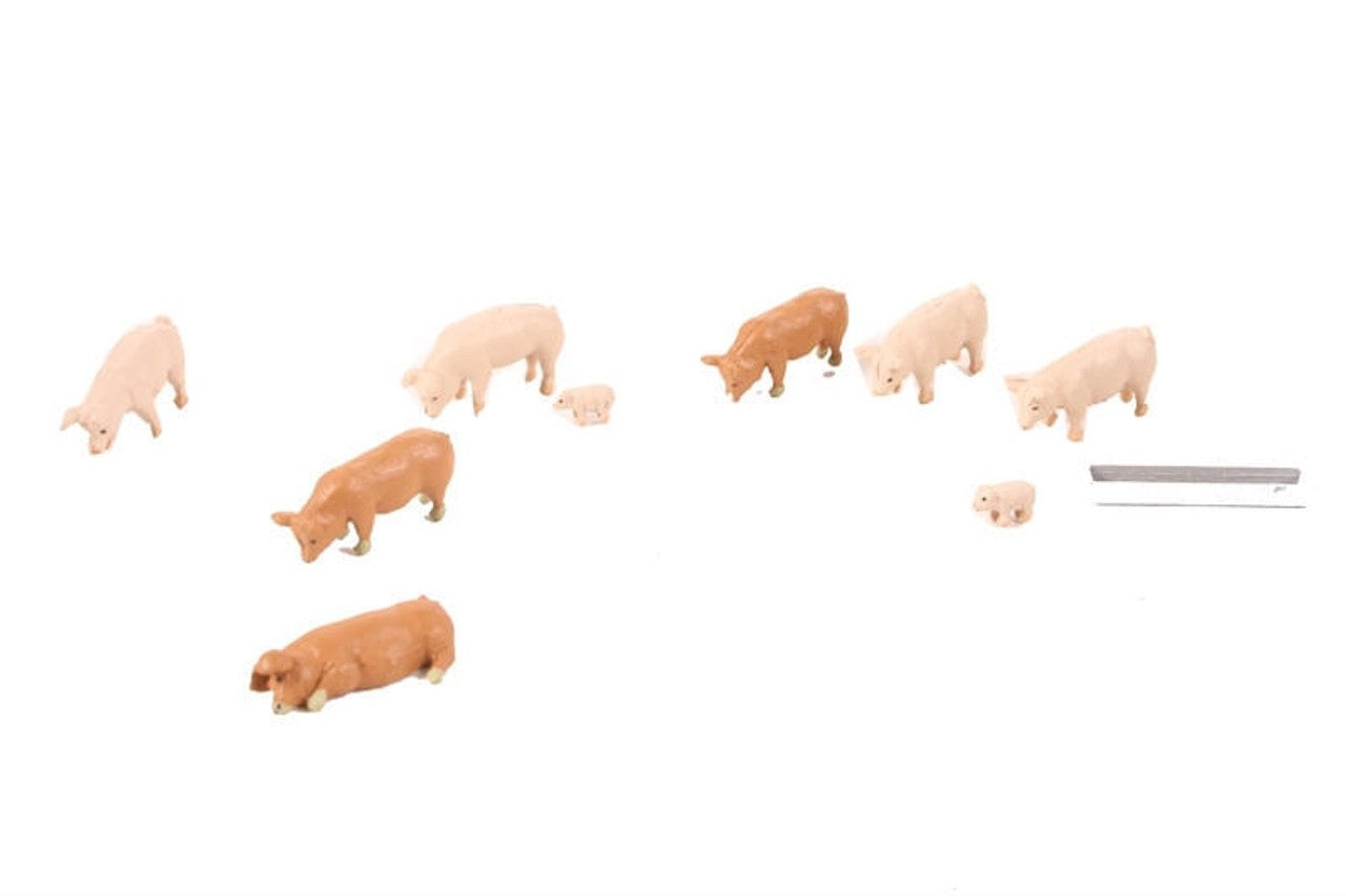 BACHMANN 00 GAUGE SCENECRAFT - 36-082 - PIGS FARM ANIMALS SET - NEW
