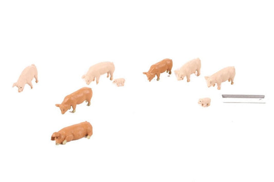 BACHMANN 00 GAUGE SCENECRAFT - 36-082 - PIGS FARM ANIMALS SET - NEW