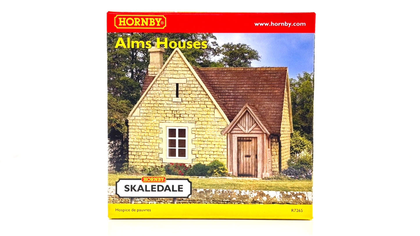 HORNBY 00 GAUGE SKALEDALE - R7265 - ALMS HOUSES - NEW BOXED
