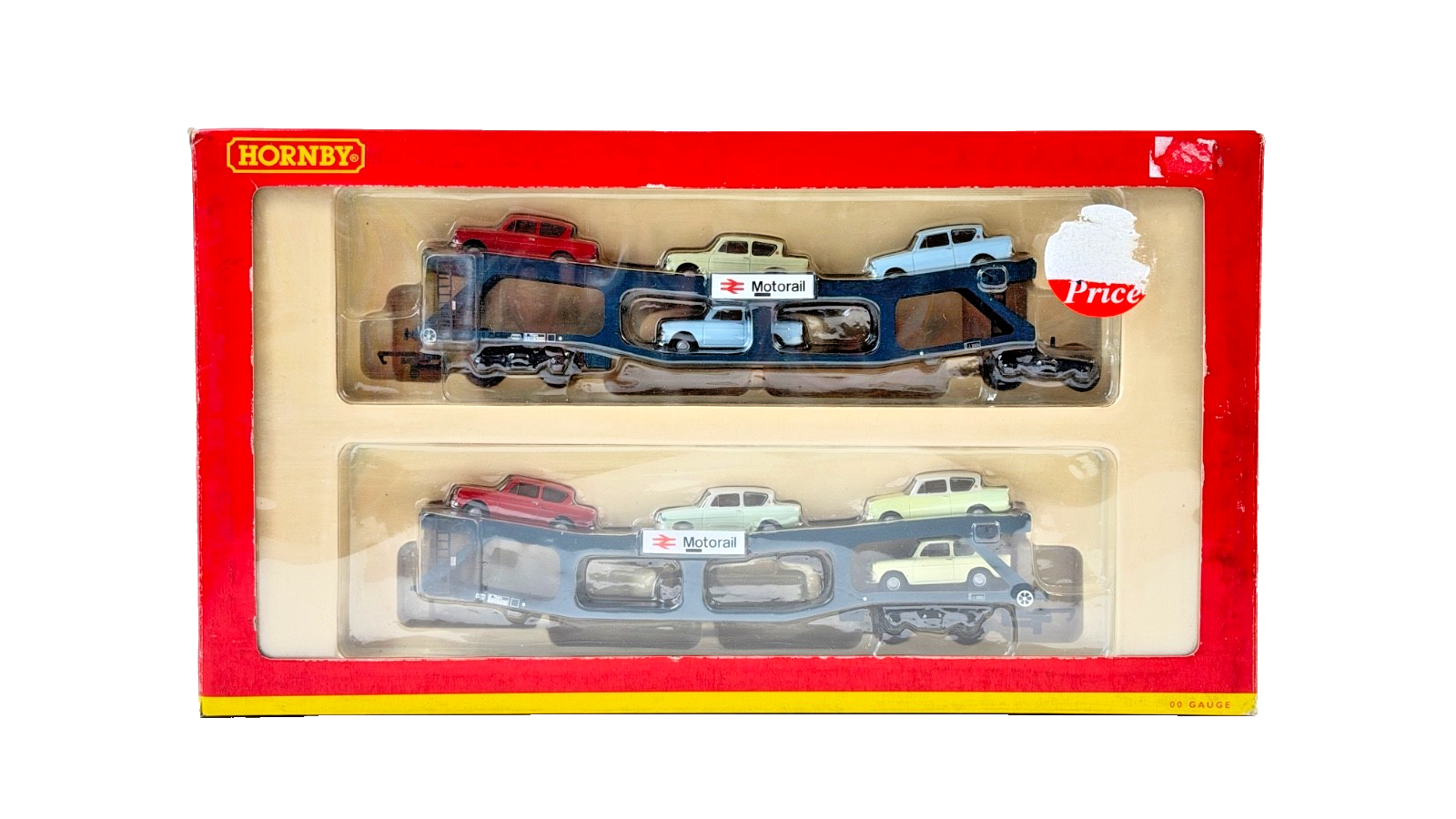 HORNBY 00 GAUGE - R6397 - MOTORAIL CAR TRANSPORTER INC 8 CARS BOXED