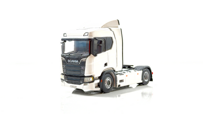 WSI 1/50 SCALE - 03-2004 - SCANIA R CR20N 4X2 PLAIN WHITE TRACTOR CAB BOXED
