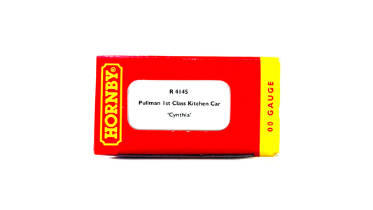 HORNBY 00 GAUGE - R4145 - PULLMAN 1ST CLASS KITCHEN CAR "CYNTHIA" - BOXED