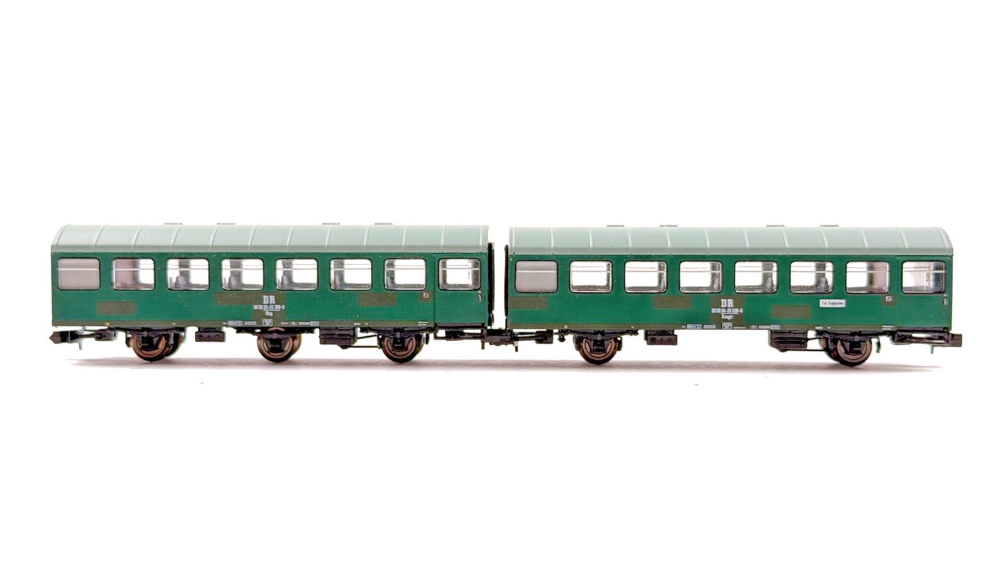 ARNOLD N GAUGE - HN4305 - DR 2-TIG 2 COACHE SET REKOWAGEN - NEAR MINT BOXED
