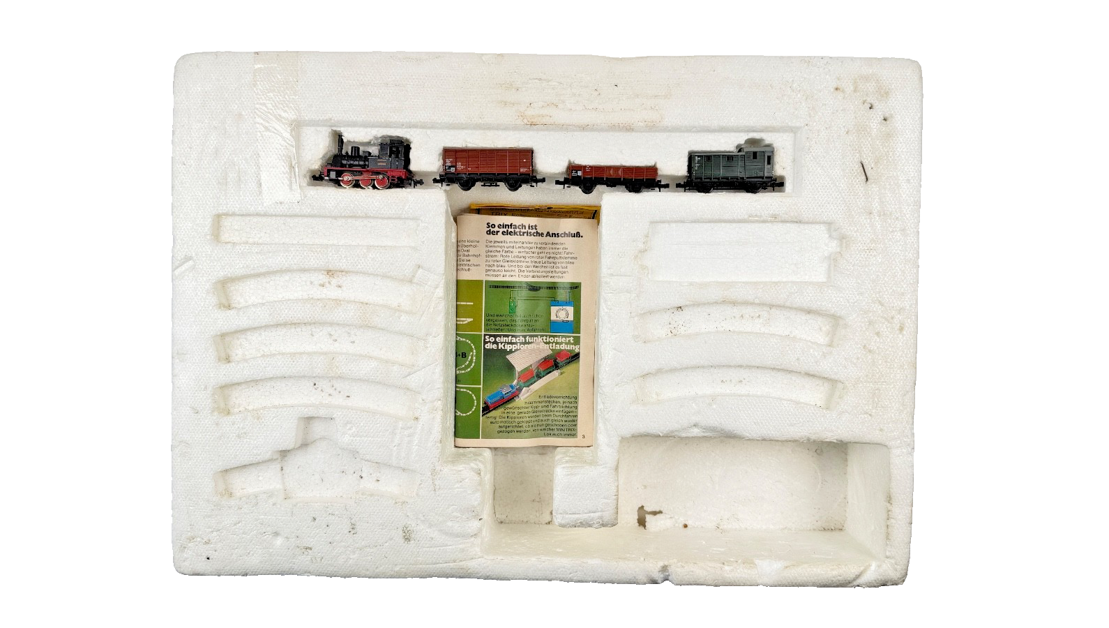 MINITRIX N GAUGE *INCOMPLETE* 11033 STEAM LOCOMOTIVE STARTER SET SPARES REPAIRS