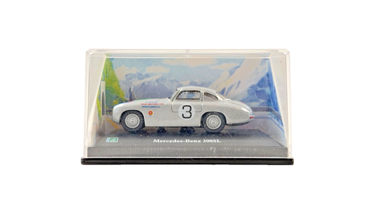 CARARAMA 1/72 SCALE - MERCEDES BENZ 300 SL SILVER RACER NO.3 - BOXED
