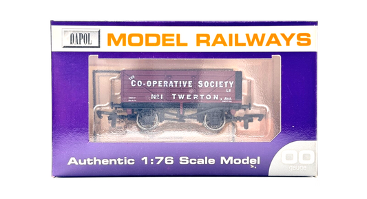 DAPOL 00 GAUGE - THE CO-OPERATIVE SOCIETY TWERTON BATH WAGON 1 (LIMITED EDITION)