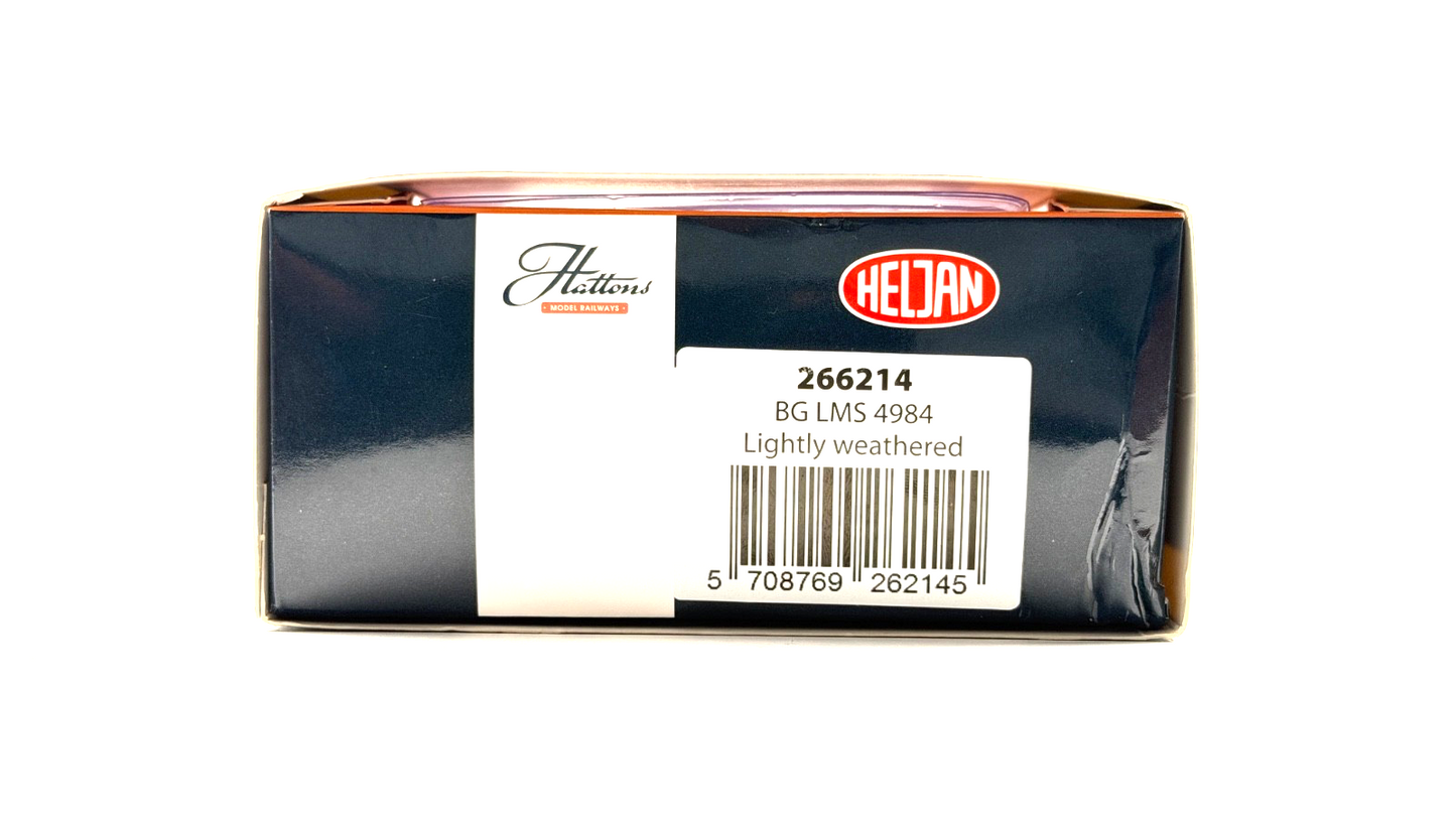 HELJAN HATTONS 00 GAUGE - 266214 - BEYER GARRATT LMS BLACK 4984 LIGHT WEATHERED