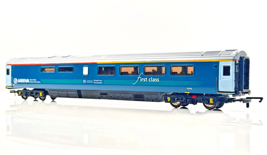 HORNBY 00 GAUGE - R4636 - ARRIVA TRAINS WALES ATW MK3 BUFFET CAR 10259 IMPERFECT