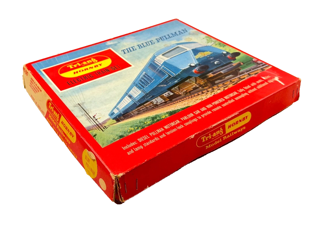 TRIANG HORNBY 00 GAUGE - RS.52 - THE BLUE PULLMAN 3 CAR LOCOMOTIVE & TRACK PACK