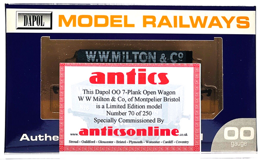 DAPOL 00 GAUGE - W.W MILTON & CO MONTPELIER STATION BRISTOL 6 (LIMITED EDITION)