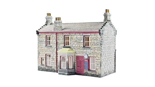 BACHMANN SCENECRAFT 00 GAUGE - 44-0155 - NORTH EASTERN RAILWAY STATION UNBOXED