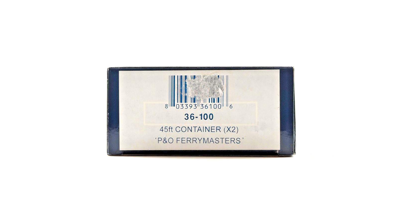 BACHMANN 00 GAUGE - 36-100 - 45FT CONTAINER (X2) P&O FERRYMASTERS YELLOW BOXED