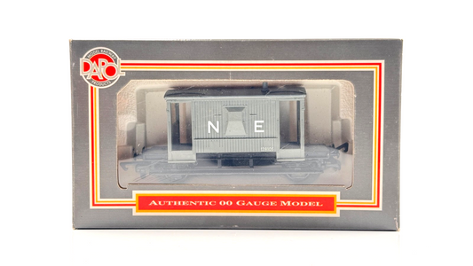 DAPOL 00 GAUGE - (WRENN) WR1-02 NE NORTH EASTERN GREY 20T BRAKE VAN - BOXED