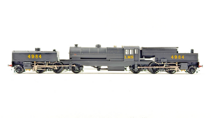 HELJAN HATTONS 00 GAUGE - 266214 - BEYER GARRATT LMS BLACK 4984 LIGHT WEATHERED