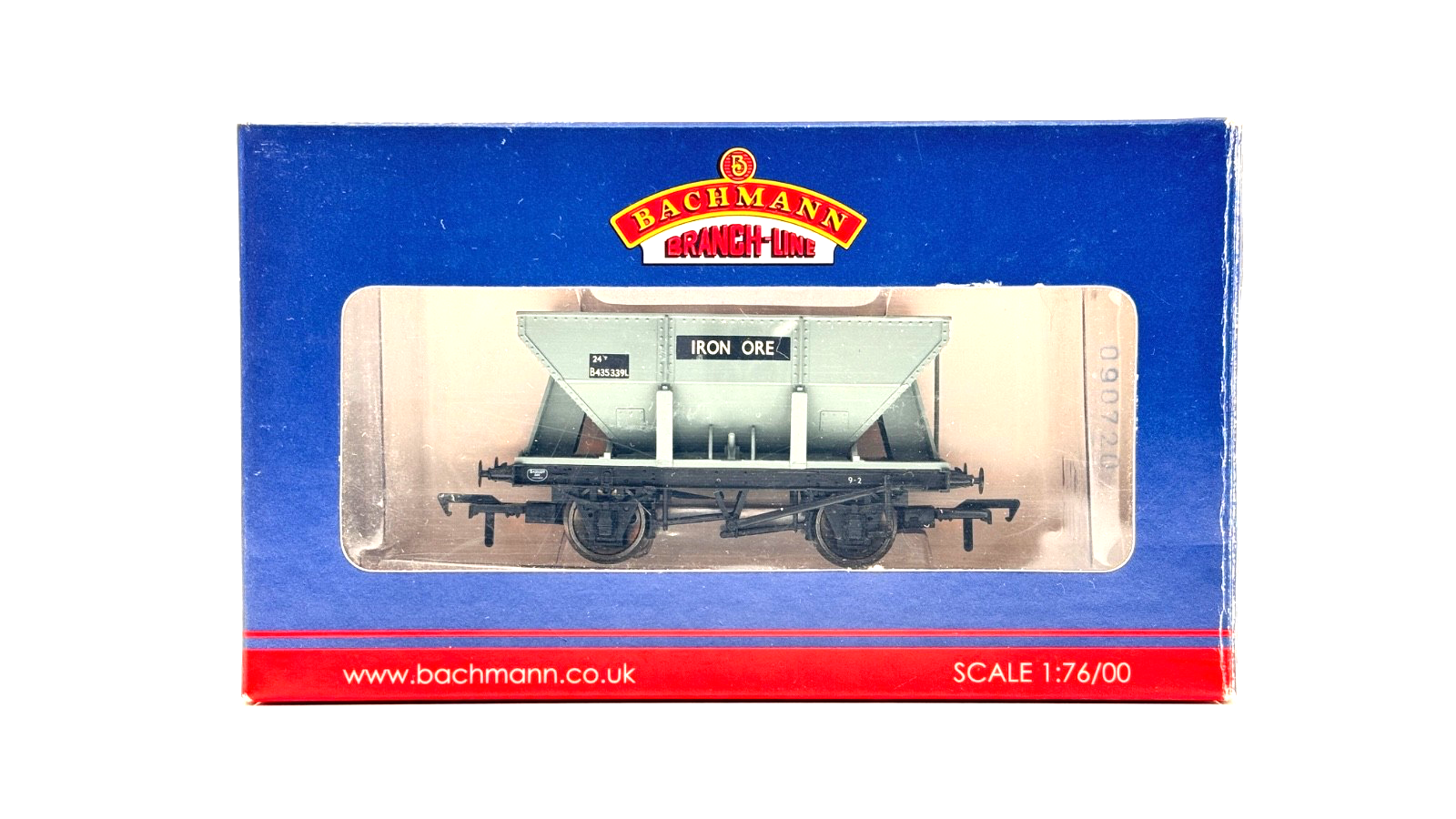 BACHMANN 00 GAUGE - 37-502A - 24 TON ORE WAGON BR GREY - BOXED