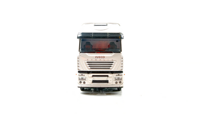 LION TOYS 1/50 SCALE - IVECO STRALIS 4X2 WHITE CAB UNIT BOXED