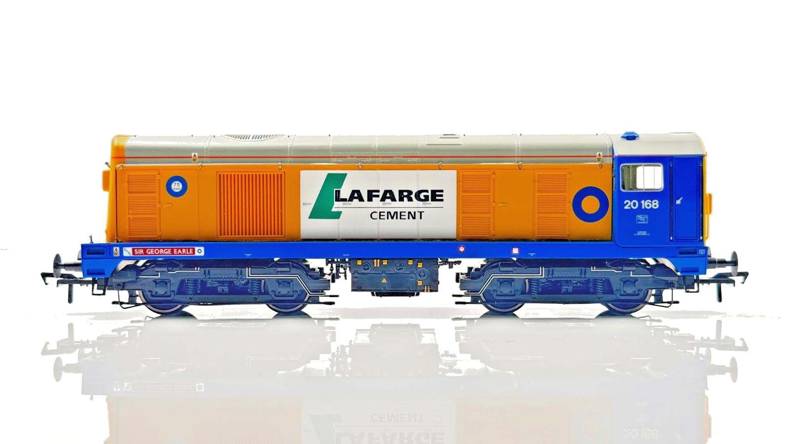 BACHMANN 00 GAUGE - 32-027U - CLASS 20 DIESEL 20168 LAFARGE CEMENT MODELZONE