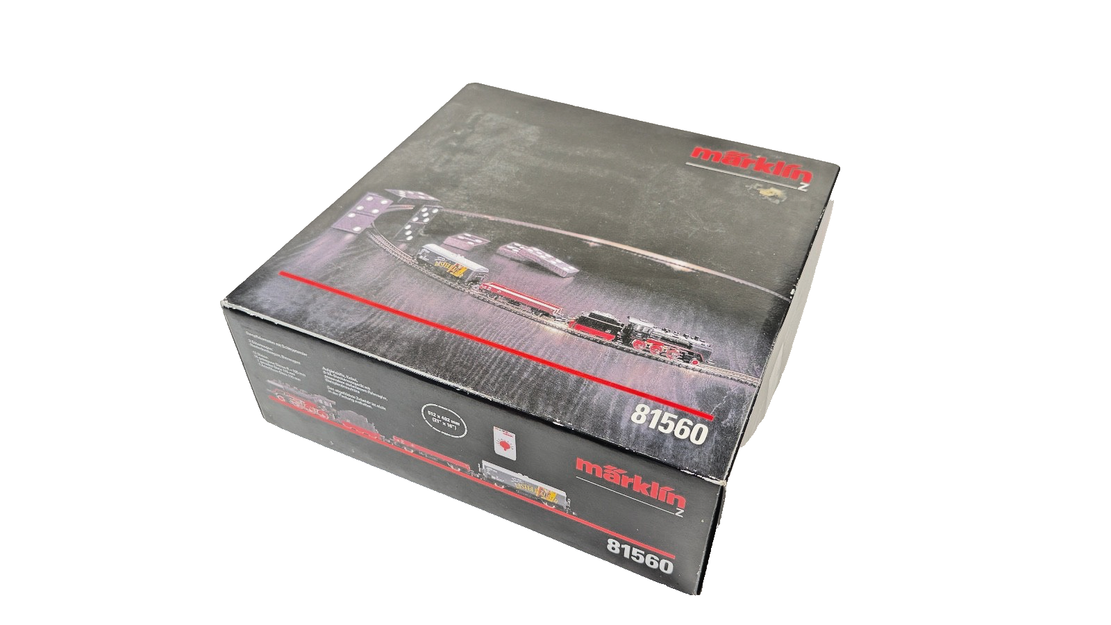 MARKLIN Z GAUGE 81560 - DB STARTER SET WITH LOCO & ROLLING STOCK COMPLETE