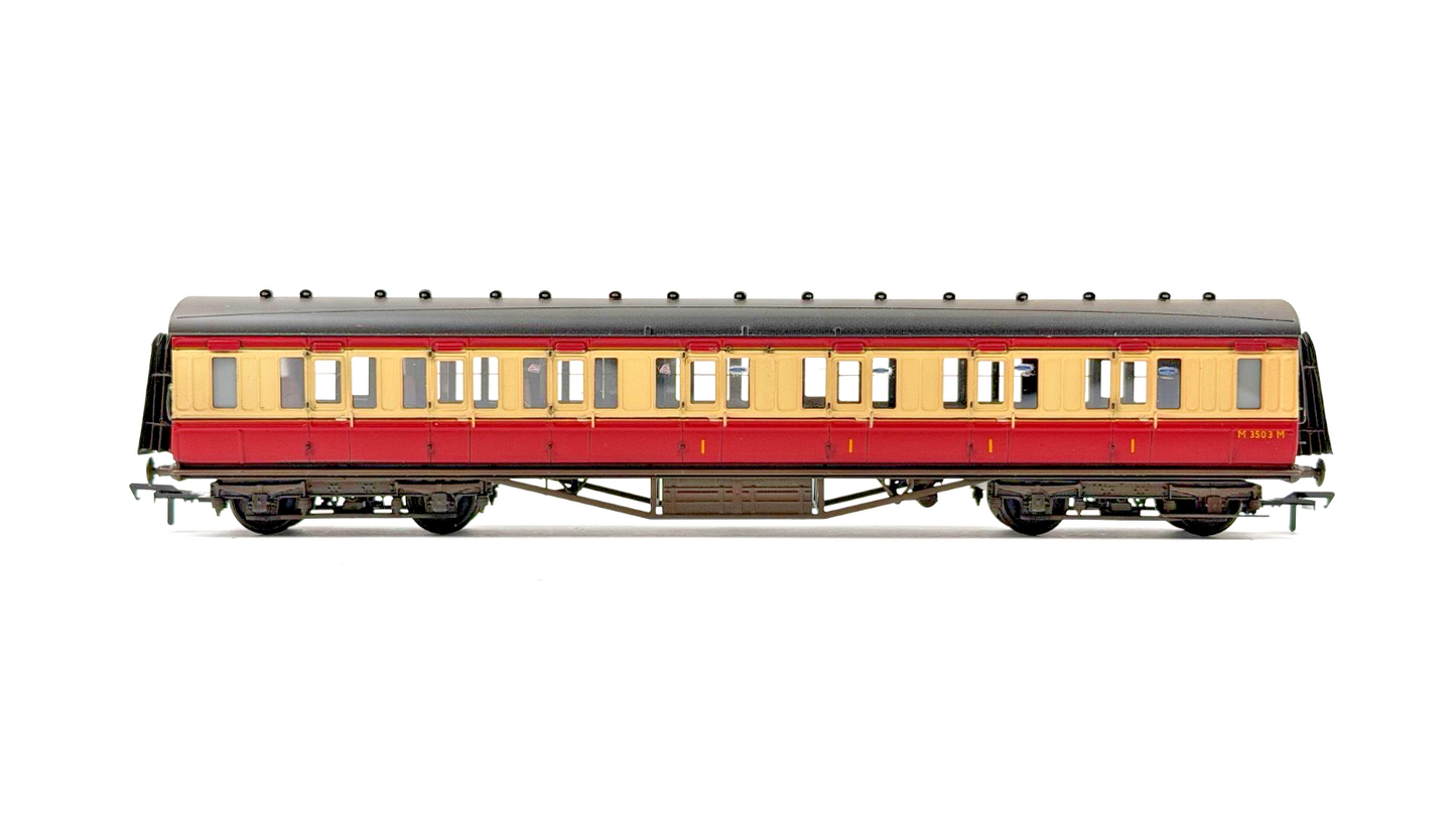 LARRY GODDARD 00 GAUGE BRASS KIT BUILT 57' EX LMS PERIOD CRIMSON/CR COACH M3503M