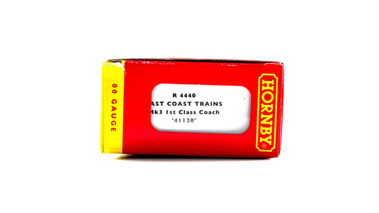 HORNBY 00 GAUGE - R4440 - EAST COAST TRAINS MK3 1ST CLASS COACH - (NO BUFFERS)