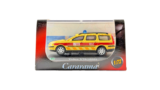 CARARAMA 1/72 SCALE - VOLVO V70 (2000) ESTATE SMUR TOUMAI EMERGENCY - BOXED