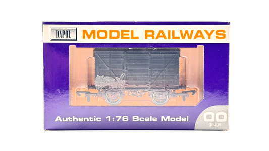 DAPOL 00 GAUGE - 12 TON VENT VAN GREY WEATHERED M283328 (WIRRAL MODELS)