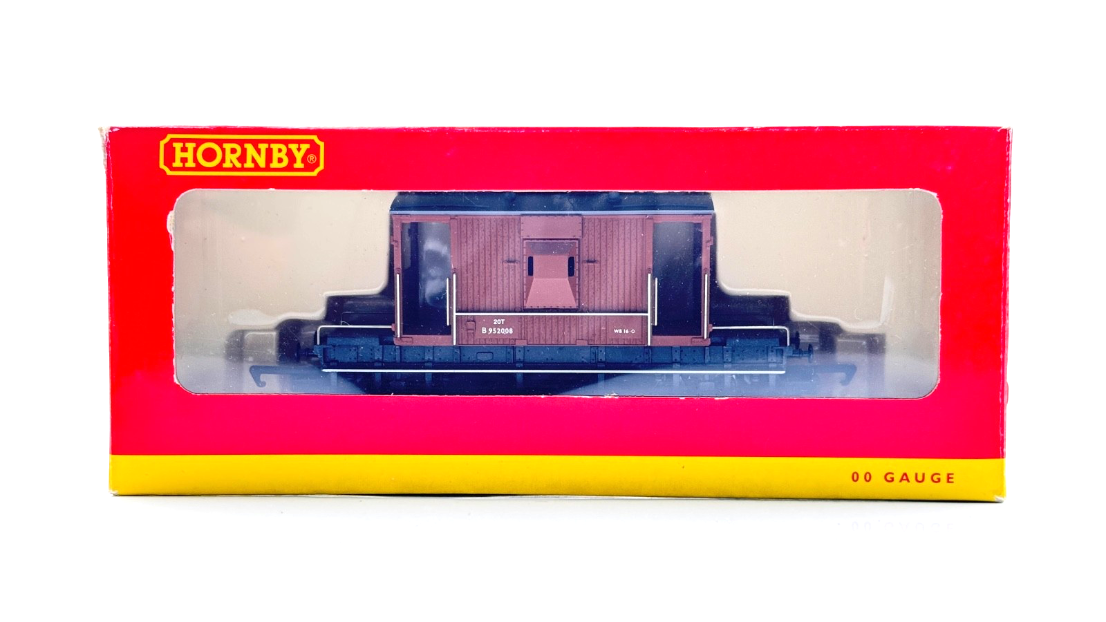 HORNBY 00 GAUGE - R6119A - BR BROWN 20 TON BRAKE VAN B952008 - BOXED