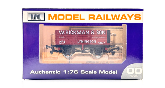 DAPOL 00 GAUGE - W. RICKMAN & SON COAL MERCHANT LYMINGTON NO.8 (LIMITED EDITION)