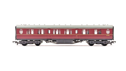 BACHMANN 00 GAUGE - RAKE OF 2 BR MAROON THOMPSON PASSENGER COACHES UNBOXED