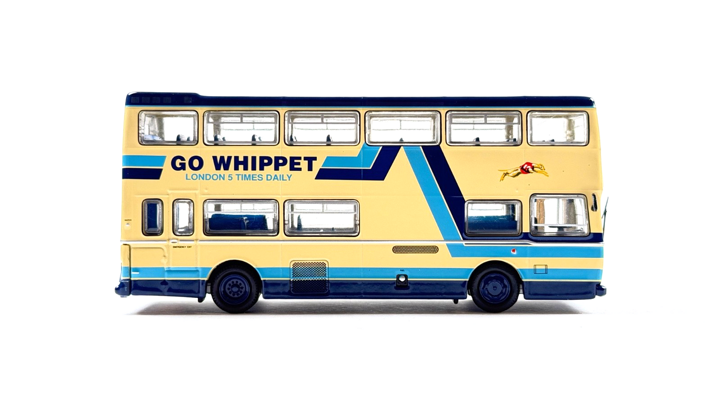 BRITBUS N6204 - 1/76 SCALE - SCANIA METROPOLITAN DOUBLE DECK WHIPPET COACHES